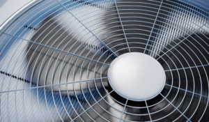 Close up view on HVAC units (heating, ventilation and air conditioning)